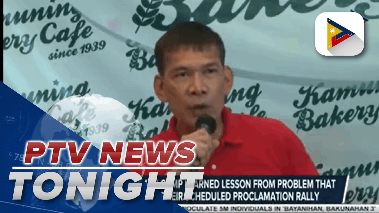 Leody de Guzman’s camp learned lesson from problem that arose before their scheduled proclamation rally  | via Rod Lagusad