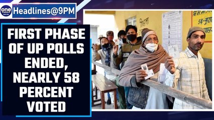 Download Video: UP Assembly Polls 2022: First phase of voting ends, nearly 58 percent cast vote |Oneindia News