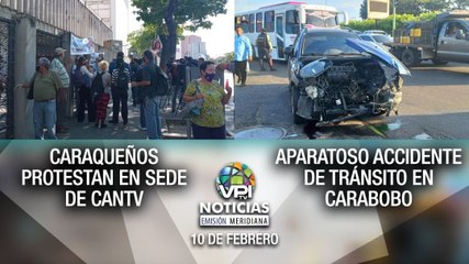 Noticias VPItv Emisión Meridiana - Jueves 10 de Febrero