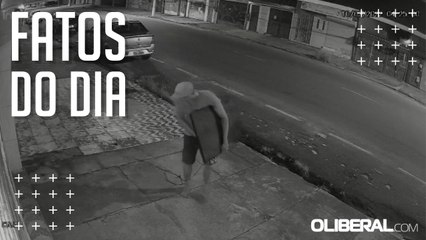 Ladrão arromba livraria no bairro de São Brás e foge com TV