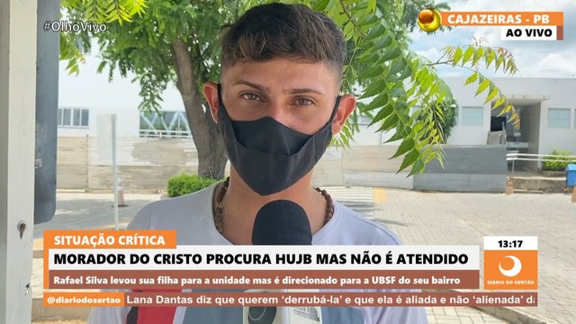 Em peregrinação, pai de família leva filha no HUJB e é encaminhado ao posto de saúde e descobre que UBS de Cajazeiras não tem médico