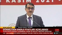 Son dakika: Bakan Dönmez'den elektrik ve doğal gaz faturası açıklaması