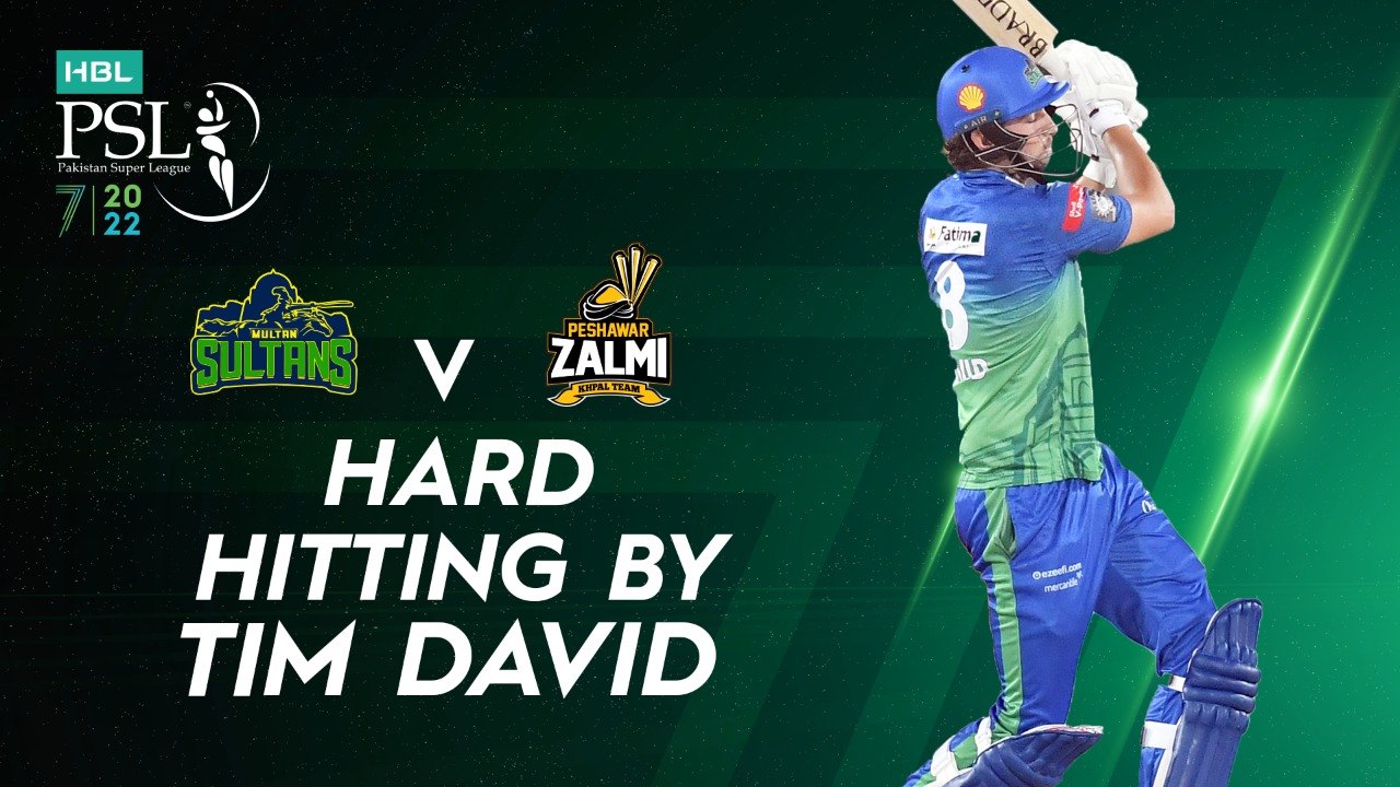 Hard Hitting By Tim David | Multan Sultan vs Peshawar Zalmi | Match 16 | HBL PSL 7 | ML2G