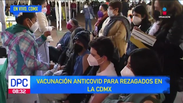Instalan centros de vacunación antiCovid para rezagados en la CDMX