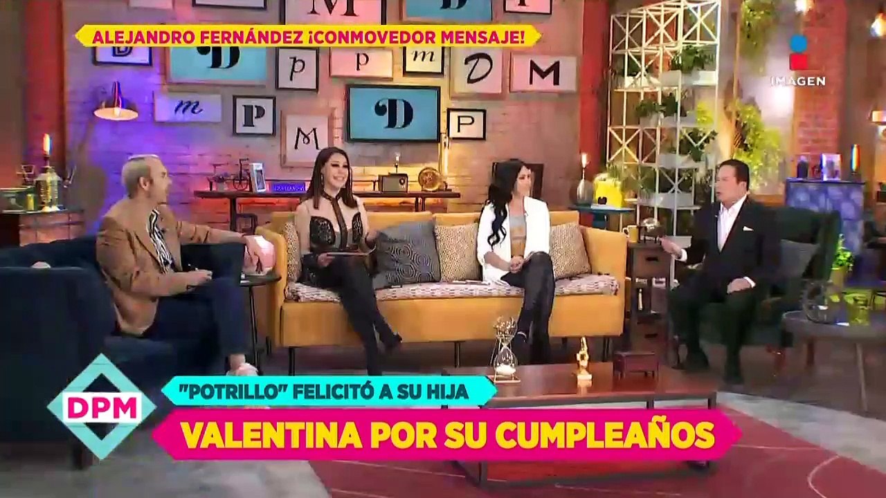 Así felicitó Alejandro Fernández a su hija Valentina, en su cumpleaños 20