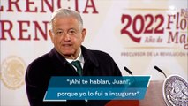 Si hospital que inauguré en Texcoco no está funcionando, tache para el Insabi: AMLO