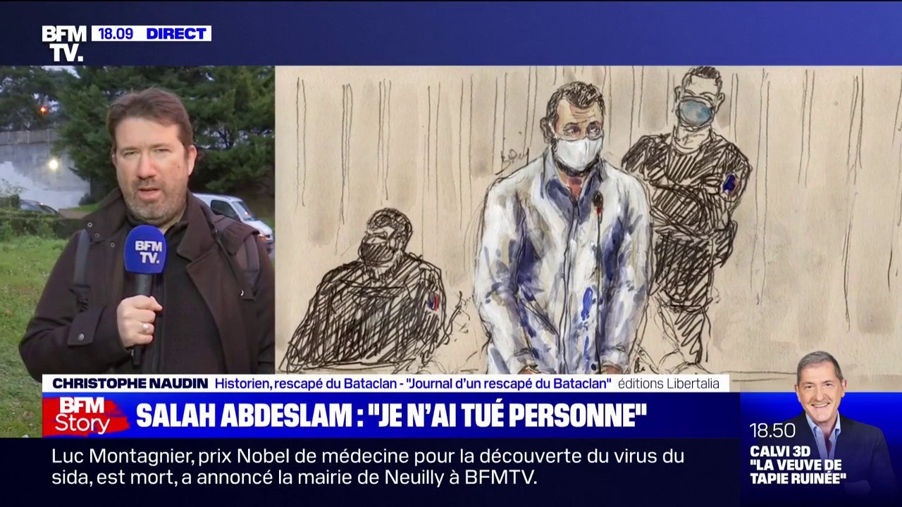 Procès du 13-Novembre: pour Christophe Naudin, rescapé du Bataclan, Salah Abdeslam "n'a pas renié ses convictions"