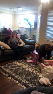 Surprising Grandparents with Newborn Baby