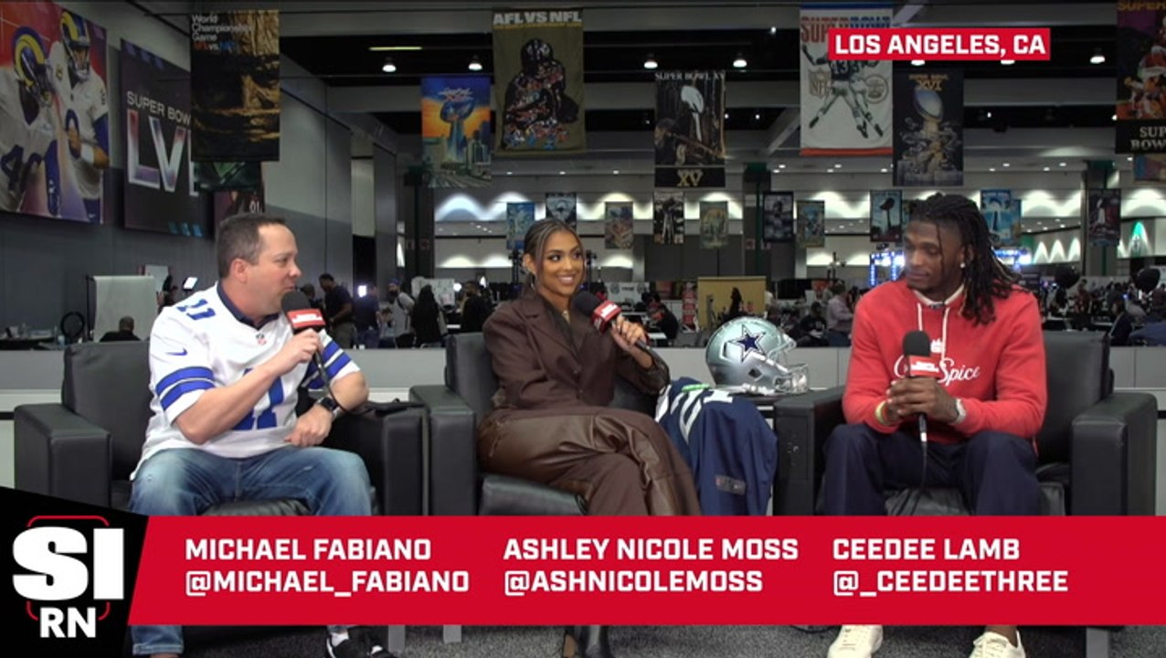 Cowboys Receiver CeeDee Lamb Joins SI at Radio Row Ahead of Super Bowl LVI