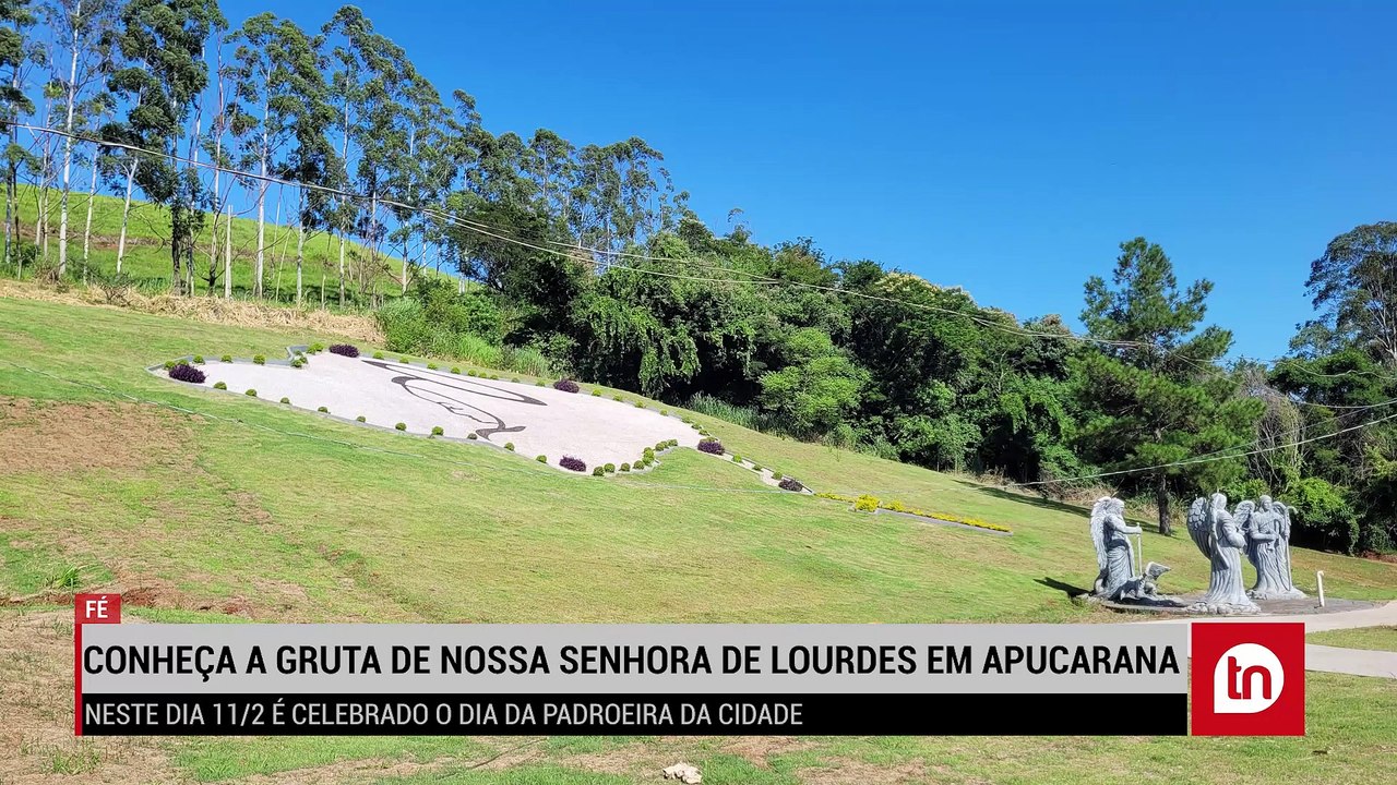 Conheça a Gruta de Nossa Senhora de Lourdes em Apucarana