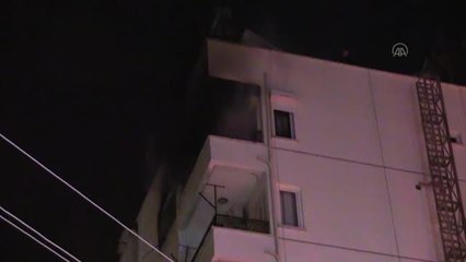 Yangında bir ev kullanılamaz hale geldi (2)