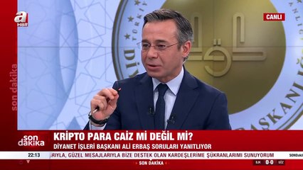 Diyanet 'kripto para'ya da el attı... Bitcoin caiz mi? Ali Erbaş konuştu