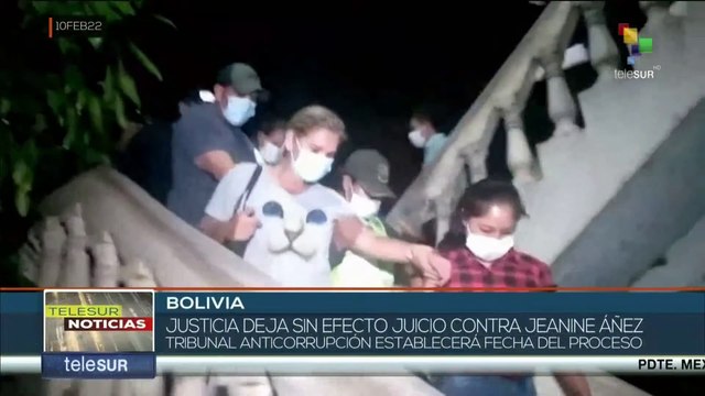 teleSUR 15:30 10-02: Se anuló el Primer Juicio oral contra Jeanine Áñez