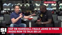 Hall of Fame RB Marshall Faulk Joins SI from Radio Row to Talk His Career, Today's Running Backs and More
