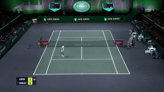Kwon v Rublev | ATP Rotterdam | Match Highlights