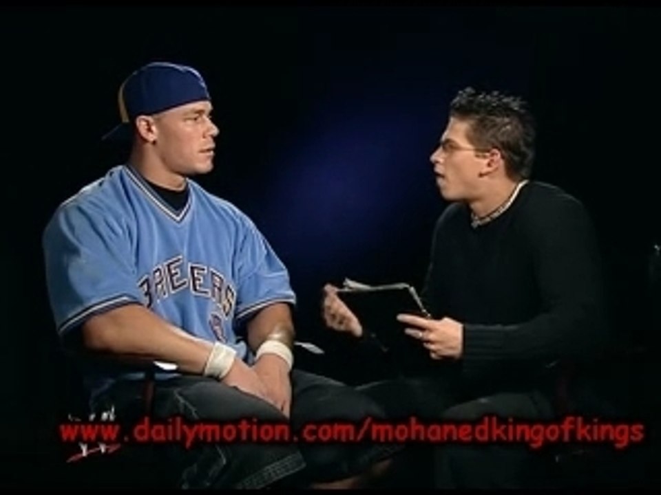 John Cena Outside the ropes 2003