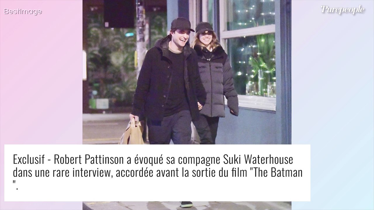 Robert Pattinson : Rare déclaration sur sa compagne Suki Waterhouse, une femme "très amusante"
