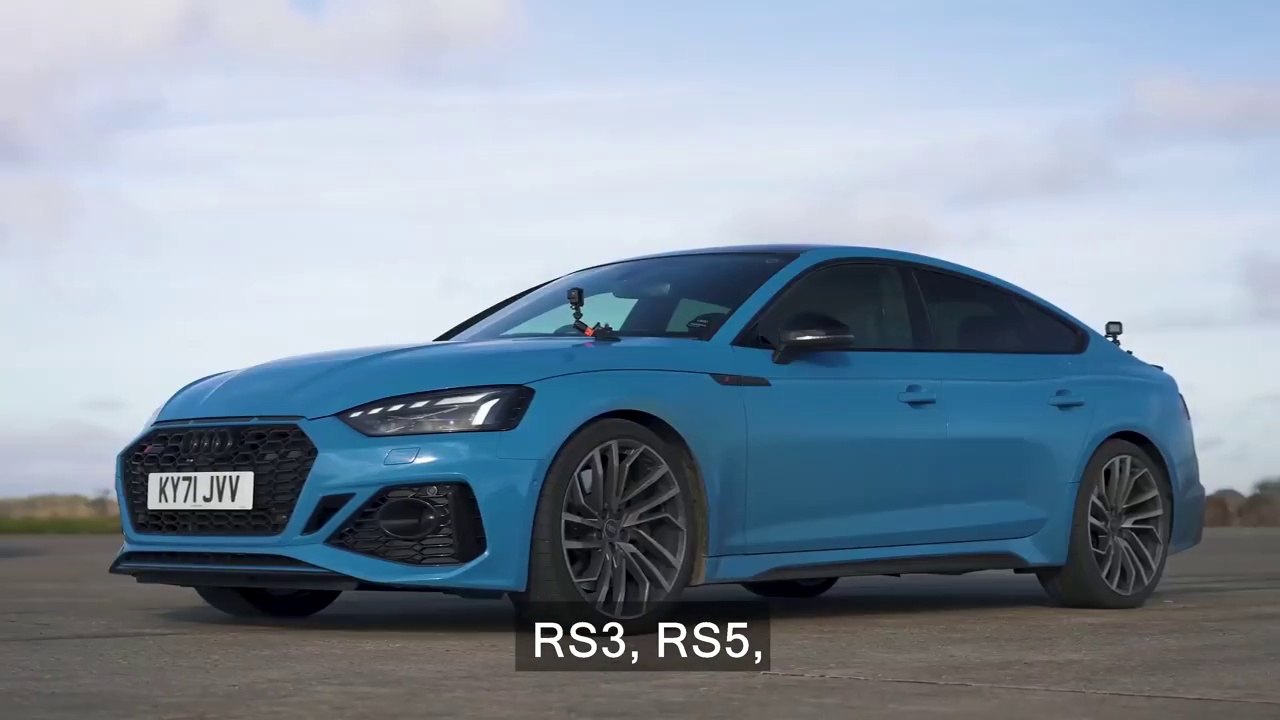 Audi R8 v RS e-tron GT v RS3 v RS6 v RSQ8 v RS5- DRAG RACE