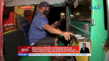 PUV drivers, dumidiskarte sa pagtitipid dahil sa sunod-sunod na oil price hike | UB