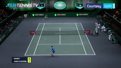 Télécharger la video: Auger-Aliassime ends Murray's Rotterdam run