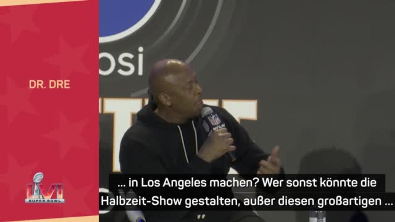 Dr. Dre: “Wer sonst könnte diese Show machen?”