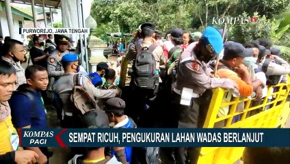 Aksi Massa Protes Pengerahan Polisi di Desa Wadas Diwarnai Ketegangan dengan Pengguna Jalan