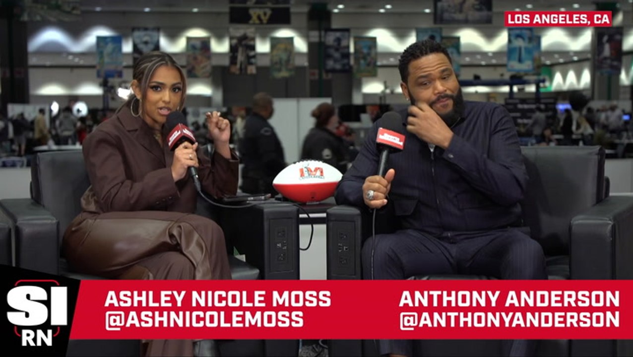 Actor Anthony Anderson Joins SI Ahead of Super Bowl LVI