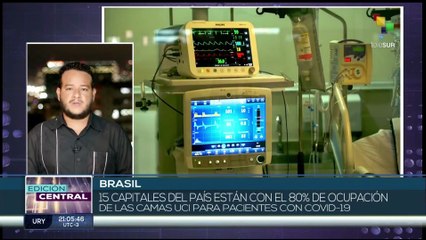 Video herunterladen: Brasil: Hospitales mantienen niveles críticos por la Covid-19