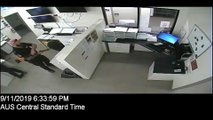 CCTV footage showing Constable Kirstenfeldt entering Yuendumu Police Station carrying a rifle | February 10, 2022 | Katherine Times