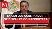 Senadores exigen a Cuitláhuac García una disculpa pública a periodista