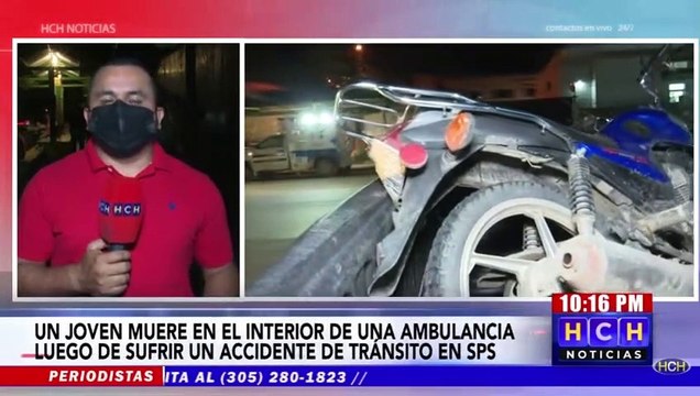 Motociclista pierde la vida luego de accidentarse en la 27 calle de SPS