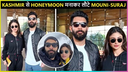 Mouni Roy Back From Her Honeymoon With Husband Suraj