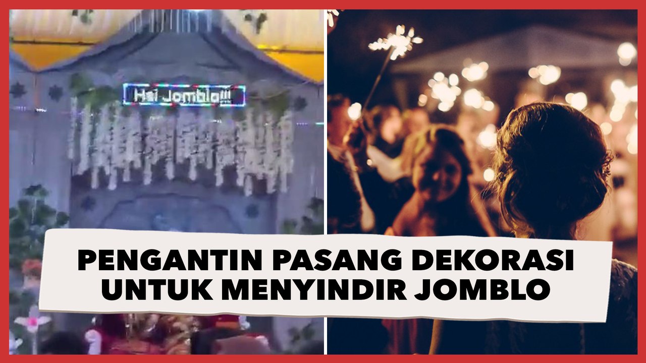 Pengantin Ini Pasang Dekorasi Pelaminan untuk Menyindir Jomblo, Malah Banjir Nyinyiran Warganet