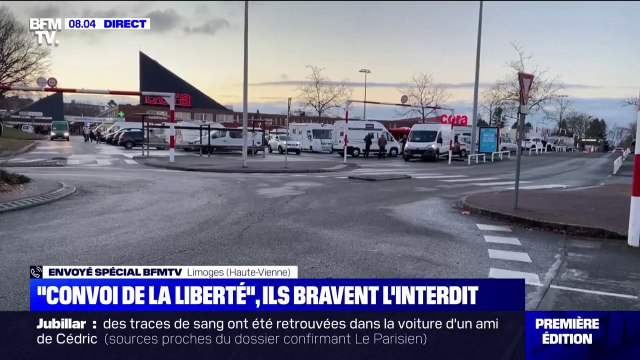 Convoi de la liberté : un cortège d'une centaine de véhicules s'apprête à quitter Limoges en direction de Paris