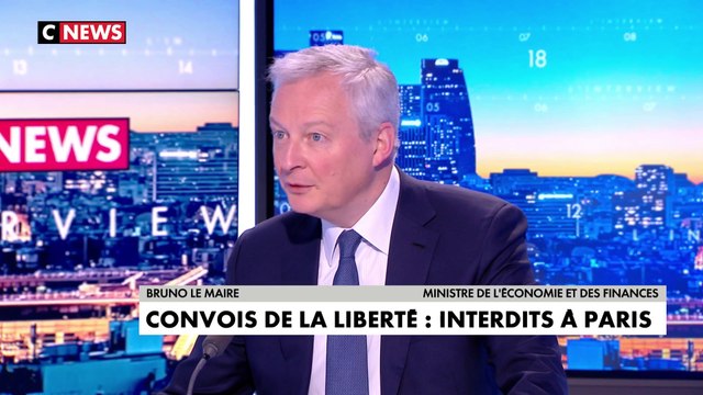 Bruno Le Maire : «Ceux qui veulent garantir la liberté en bloquant les autres ne sont pas responsables»