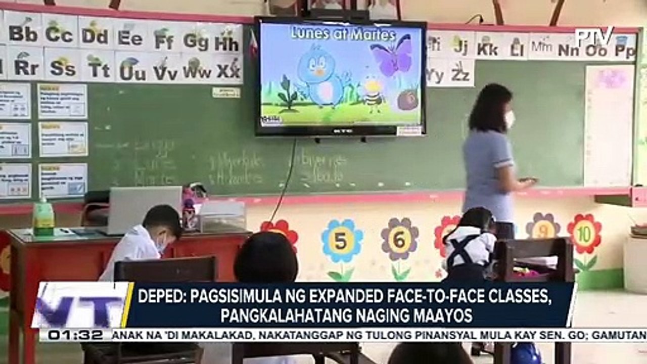 Pagsisimula ng expanded face-to-face classes, pangkalahatang naging maayos ayon sa DepEd