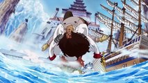 One Piece : Whitebeard Vs Two Vice Admiral Giant's Scenes