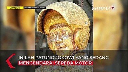 Penampakan Patung Jokowi Karya Nyoman Nuarta, Siap Meriahkan Motogp Mandalika