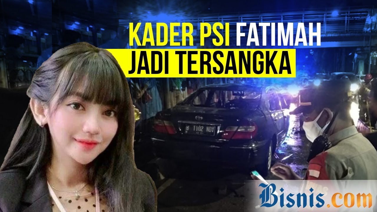 Mobil Kader PSI Fatimah Tabrak Separator Busway hingga Terbakar