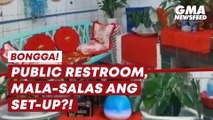 Public restroom, mala-salas ang set-up?! | GMA News Feed