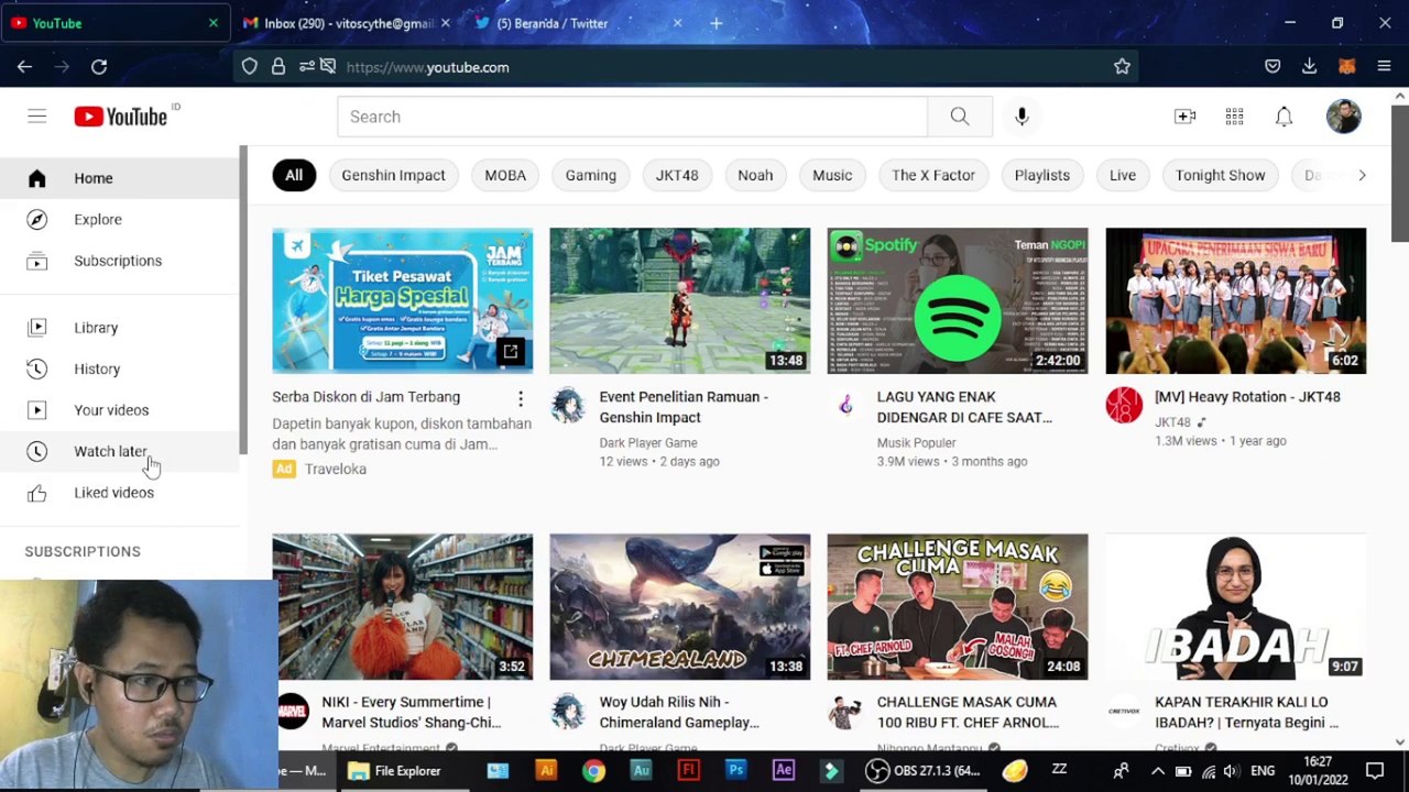 Tutorial Ganti Tema Youtube
