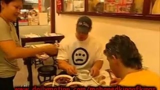 Cena & Eddie Guerrero eating in Singapore (Funny)