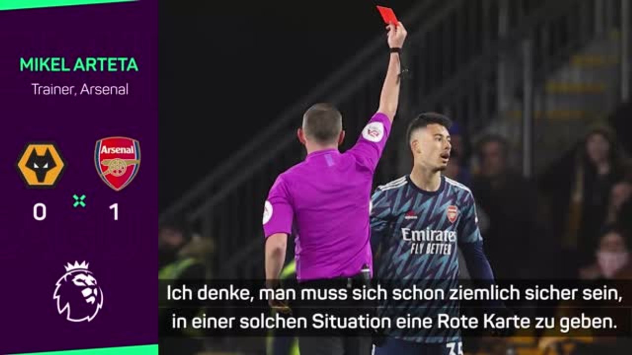 Schon wieder Rot! Arteta: 'Brauche Erklärung'