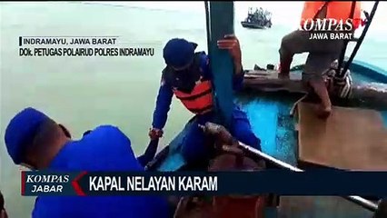 Kapal Karam, Satu Nelayan Hilang