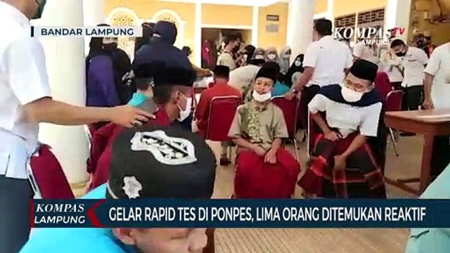 Gelar Tes Antigen Massal di Ponpes, Lima Orang Ditemukan Reaktif