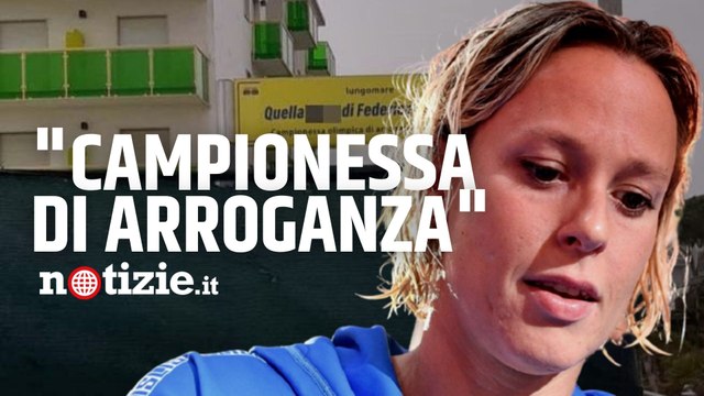 Federica Pellegrini, cartellone offensivo a Jesolo: “Quella tr**a, campionessa di arroganza”
