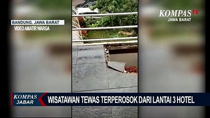 Viral! Wisatawan Terperosok Dan Jatuh Dari Lantai 3 Hotel