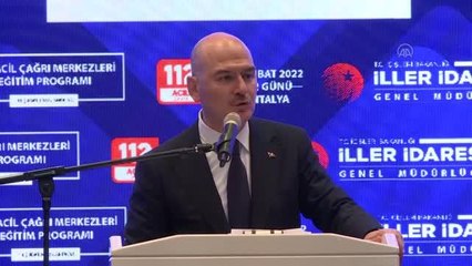 Soylu: - "(112 Acil Çağrı sistemi) Bütün kurumlara yol haritası veriyor sistem"