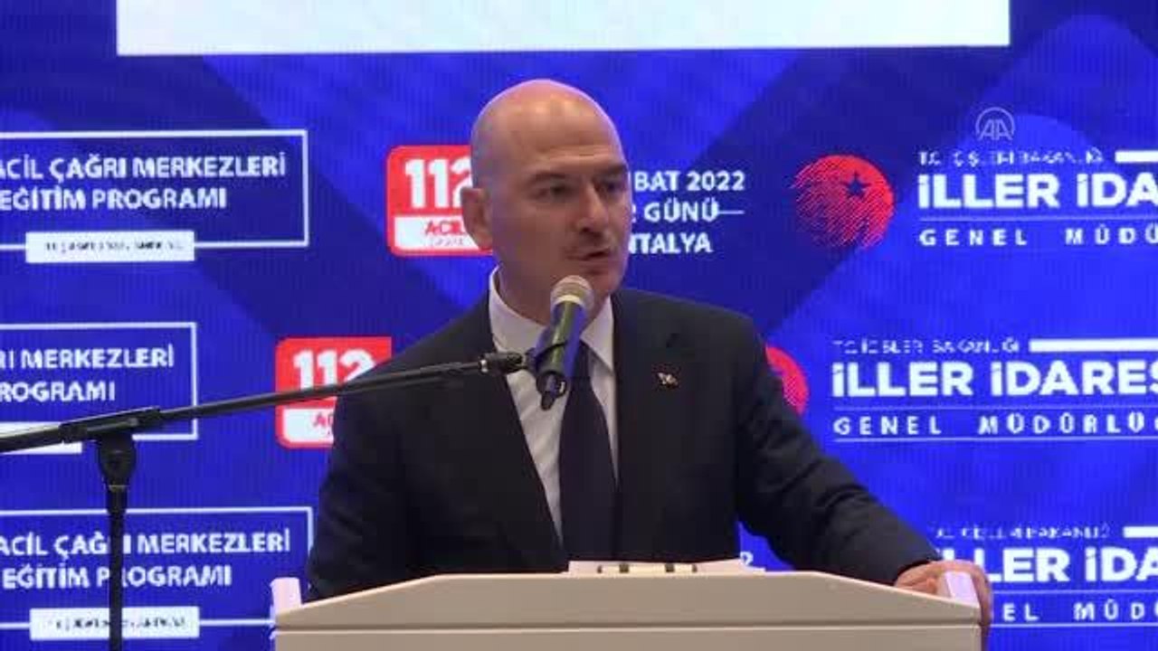Soylu: - "(112 Acil Çağrı sistemi) Bütün kurumlara yol haritası veriyor sistem"