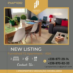 I-PROPERTIES CABO VERDE Arrenda-se T2 Apartamento em ASA. For rent! Apartment in ASA.